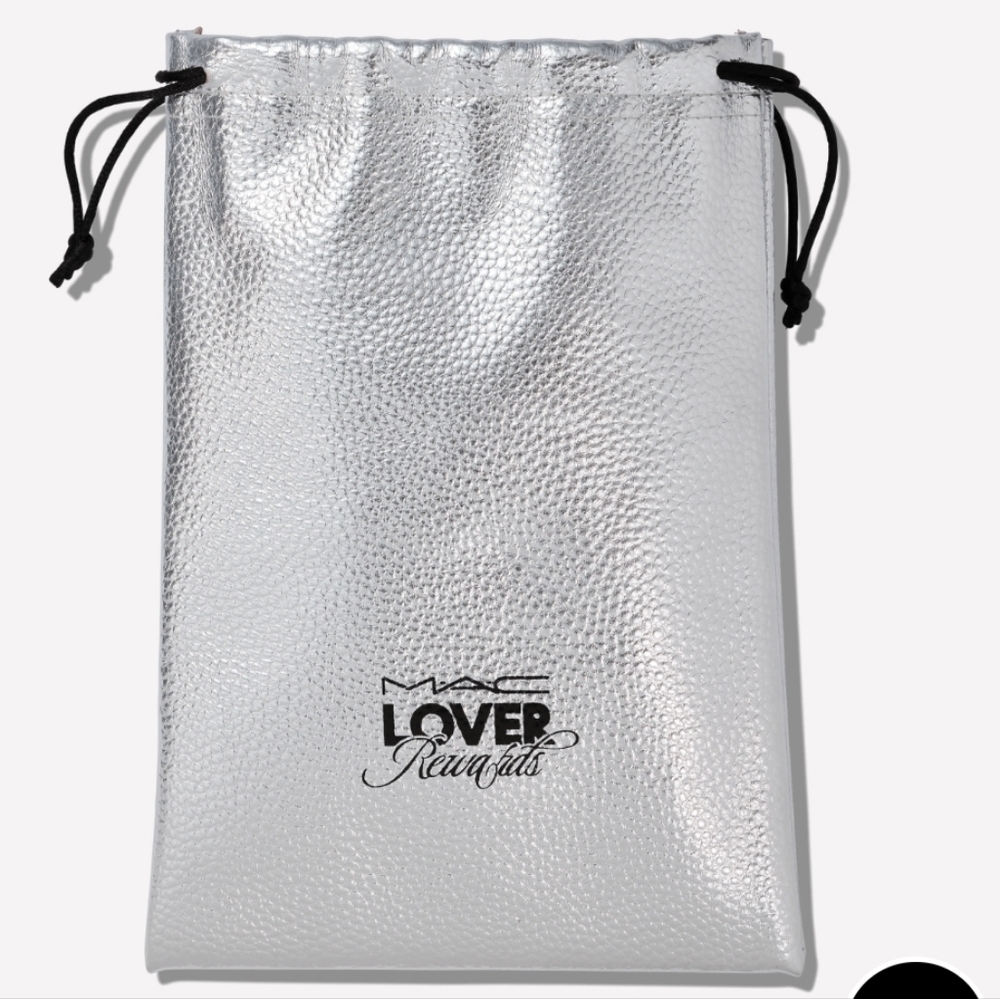 Mac Lover Silver Drawstring Bag